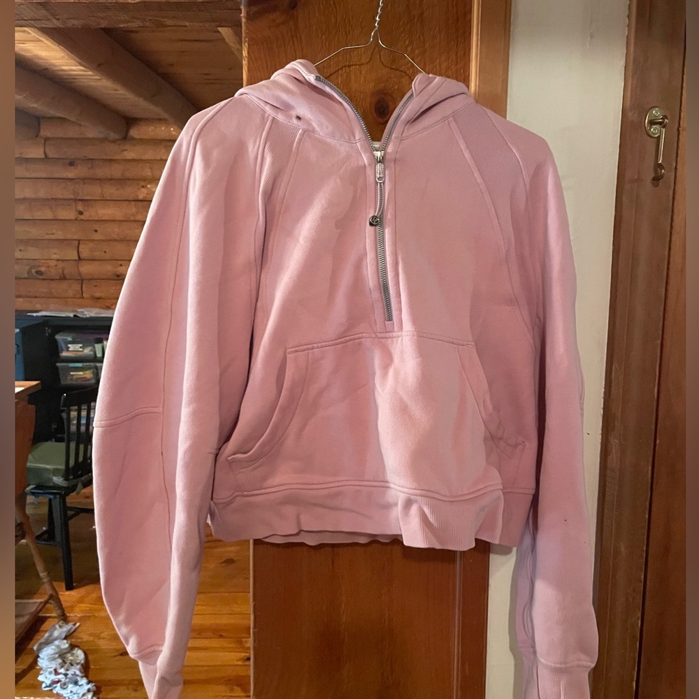 Lululemon half zip scuba hoodie